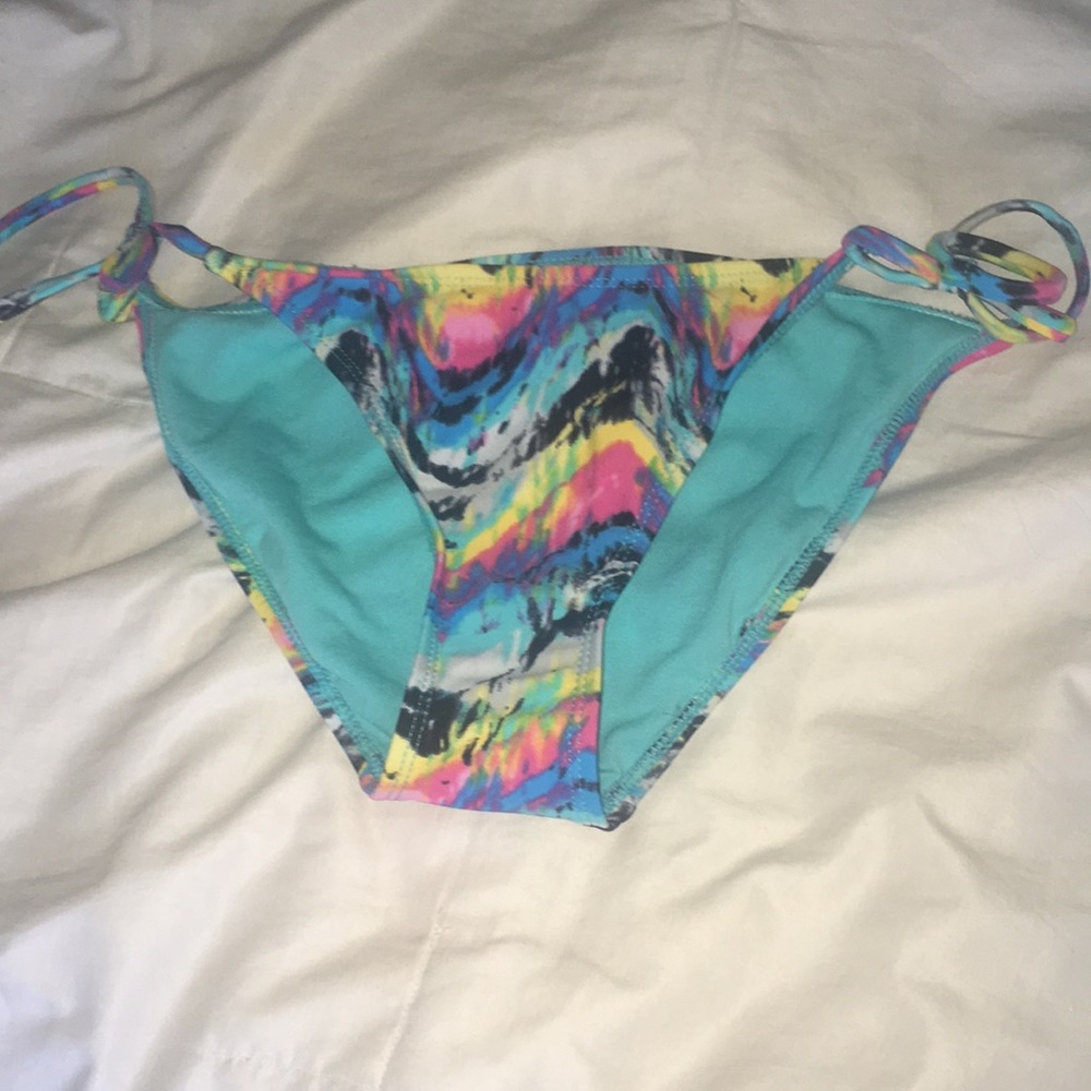 Multicolored String Bikini Bottom